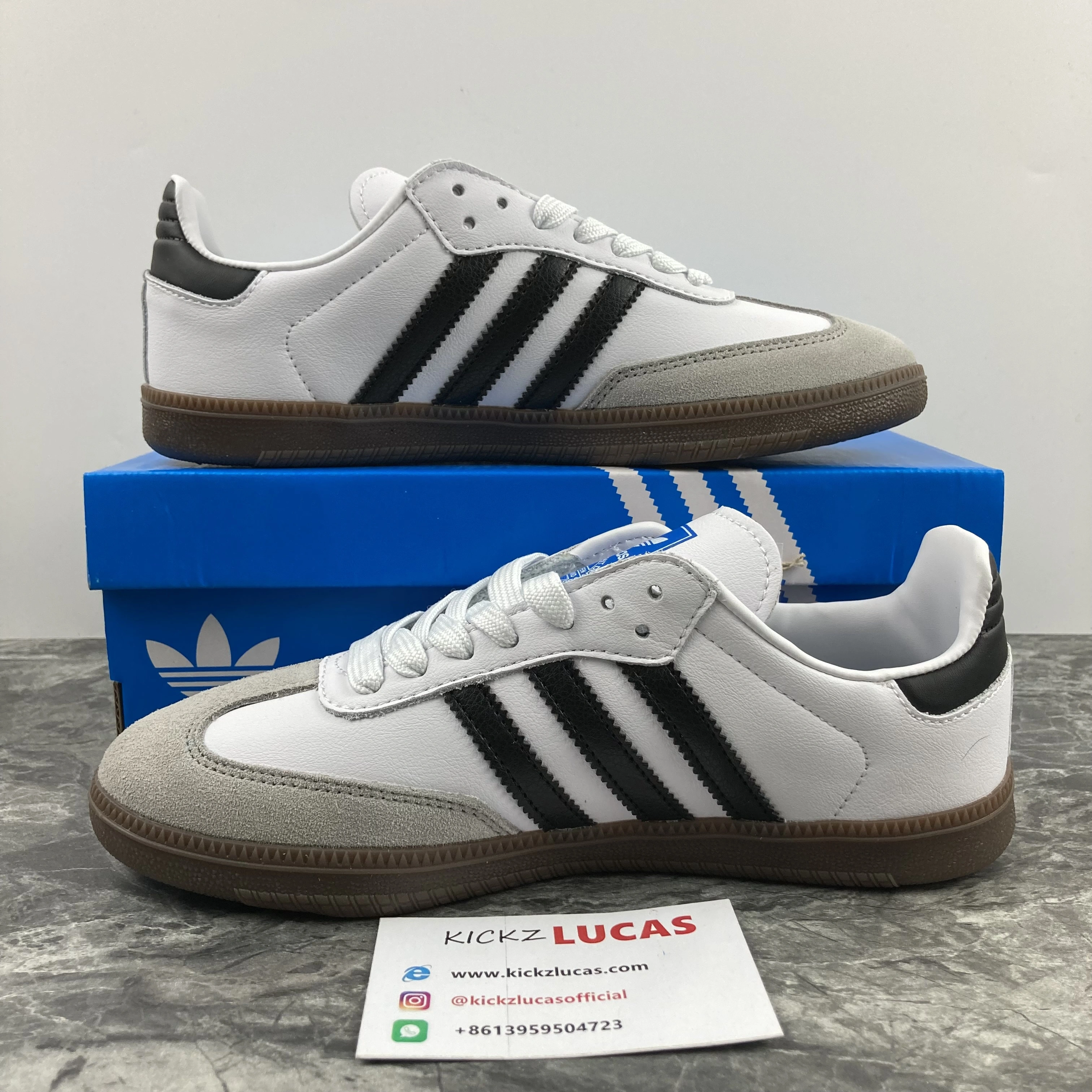 adidas Samba OG Cloud White Core Black BZ0057 B TopPick 2803