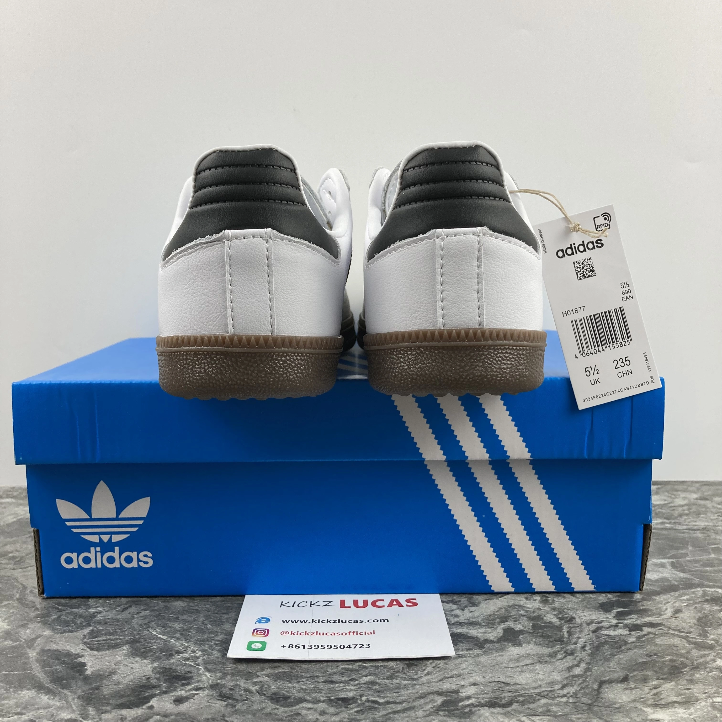 adidas Samba OG Cloud White Core Black BZ0057 B TopPick 2803