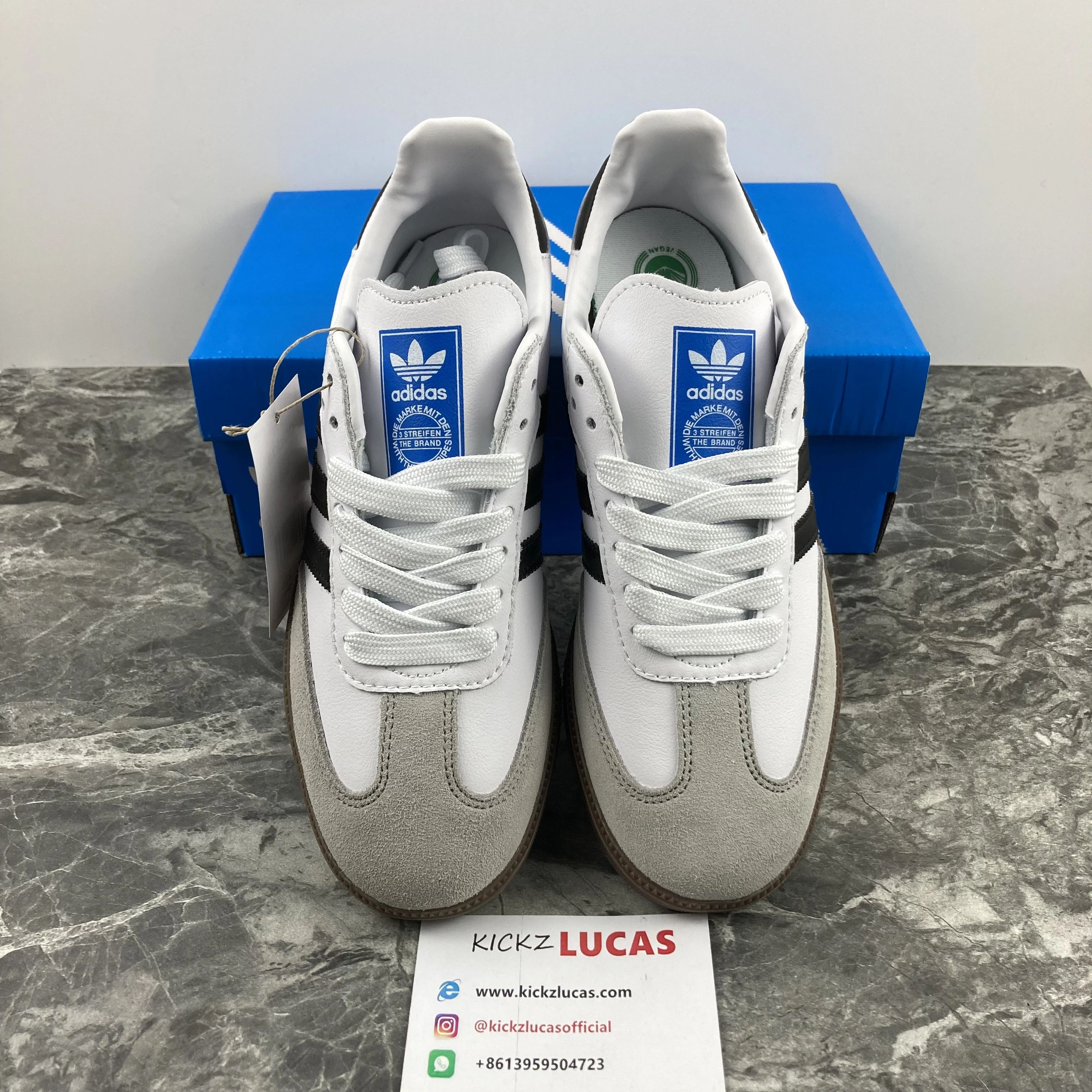 adidas Samba OG Cloud White Core Black BZ0057 B TopPick 2803