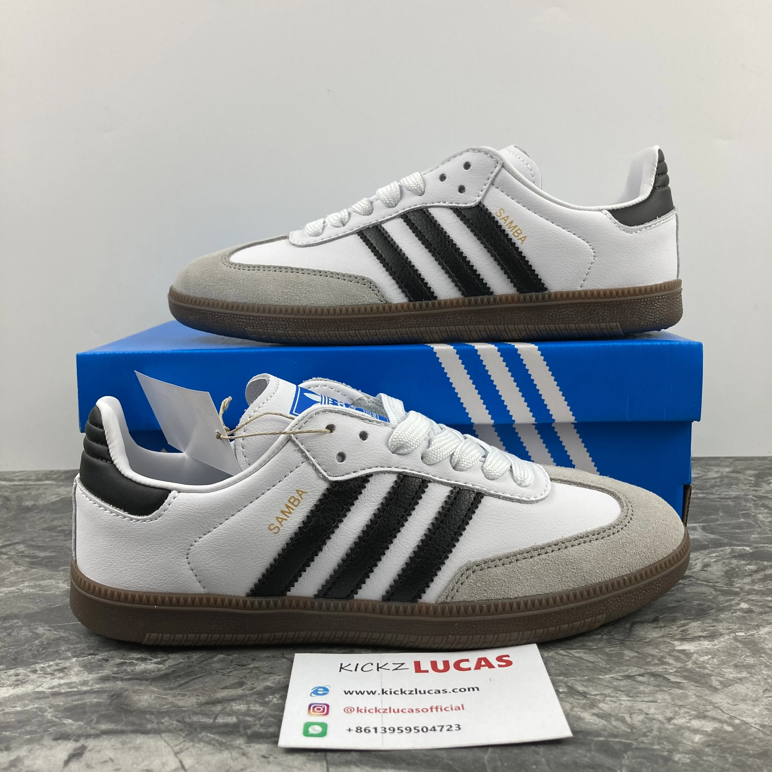 adidas Samba OG Cloud White Core Black BZ0057 B TopPick 2803