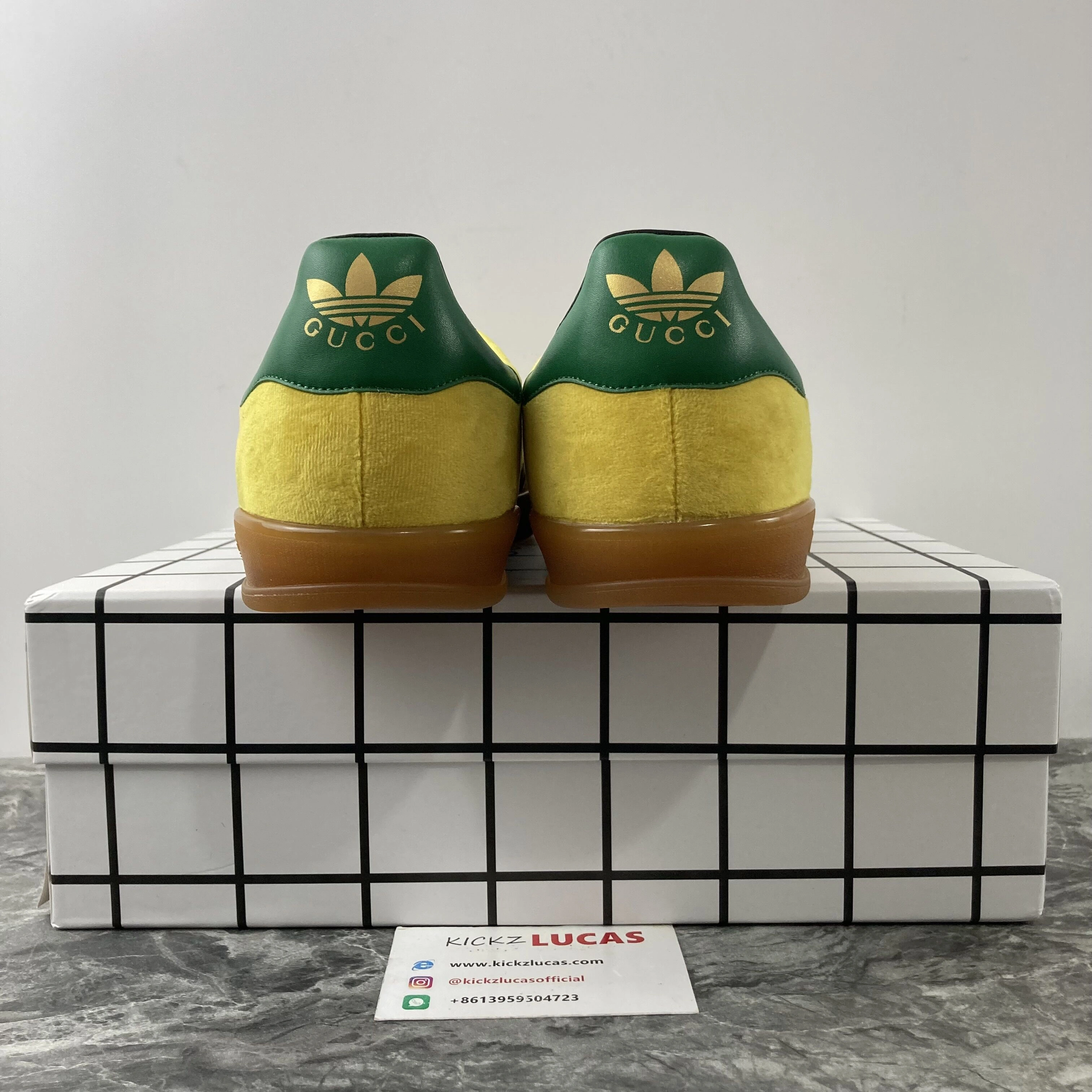 a*didas x G*ucci Gazelle Brown MoistureWicking 2806