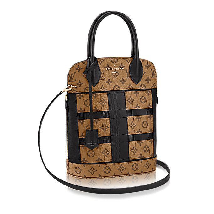 Lvlenka Louis Vuitton Monogram REVERSE CANVAS TRESSAGE TOTE M44113