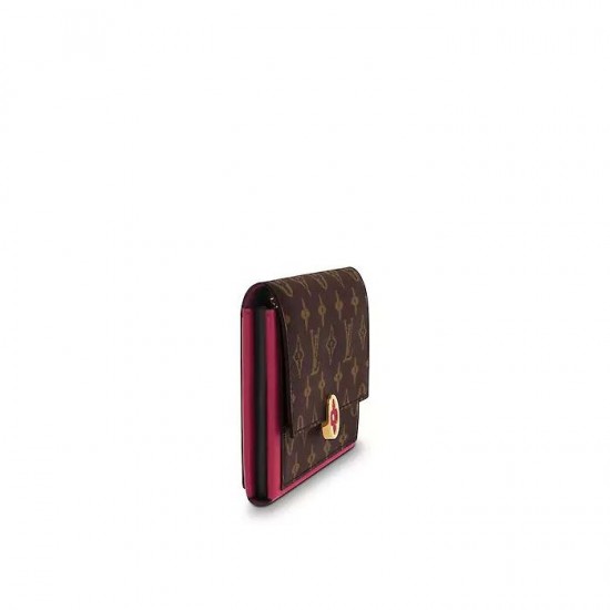 Louis Vuitton Flore Wallet Pink M67405 Fuchsia M64585