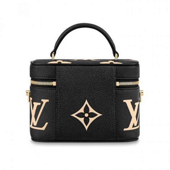 Louis Vuitton Vanity PM Black M45780 Creme M45599