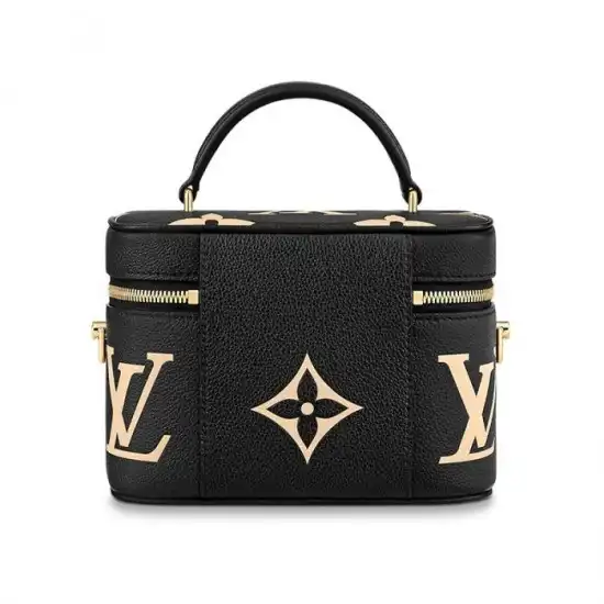 Cheap Louis Vuitton Vanity PM Black M45780 Creme M45599