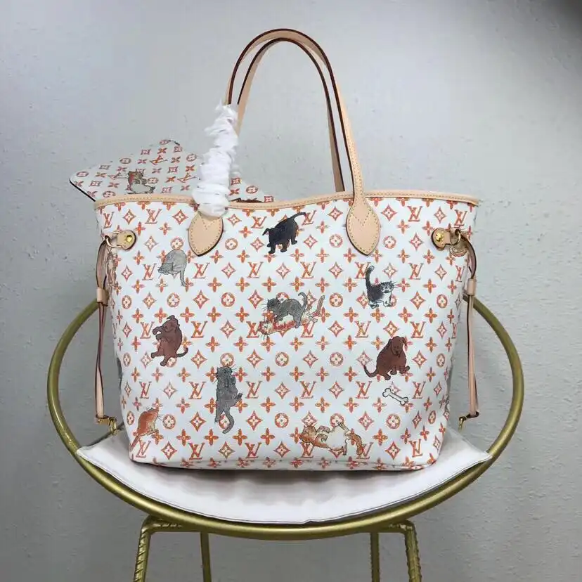 Affordable Louis Vuitton Neverfull MM Bag Grace Coddington M44459