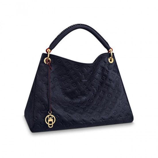 Lvlenka Louis Vuitton Artsy MM M41066 Black White Navy Red