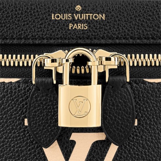 Louis Vuitton Vanity PM Black M45780 Creme M45599