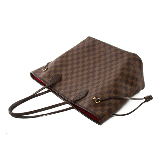 Lvlenka Louis Vuitton N51105 Neverfull MM Shoulder Bag Damier Ebene Canvas