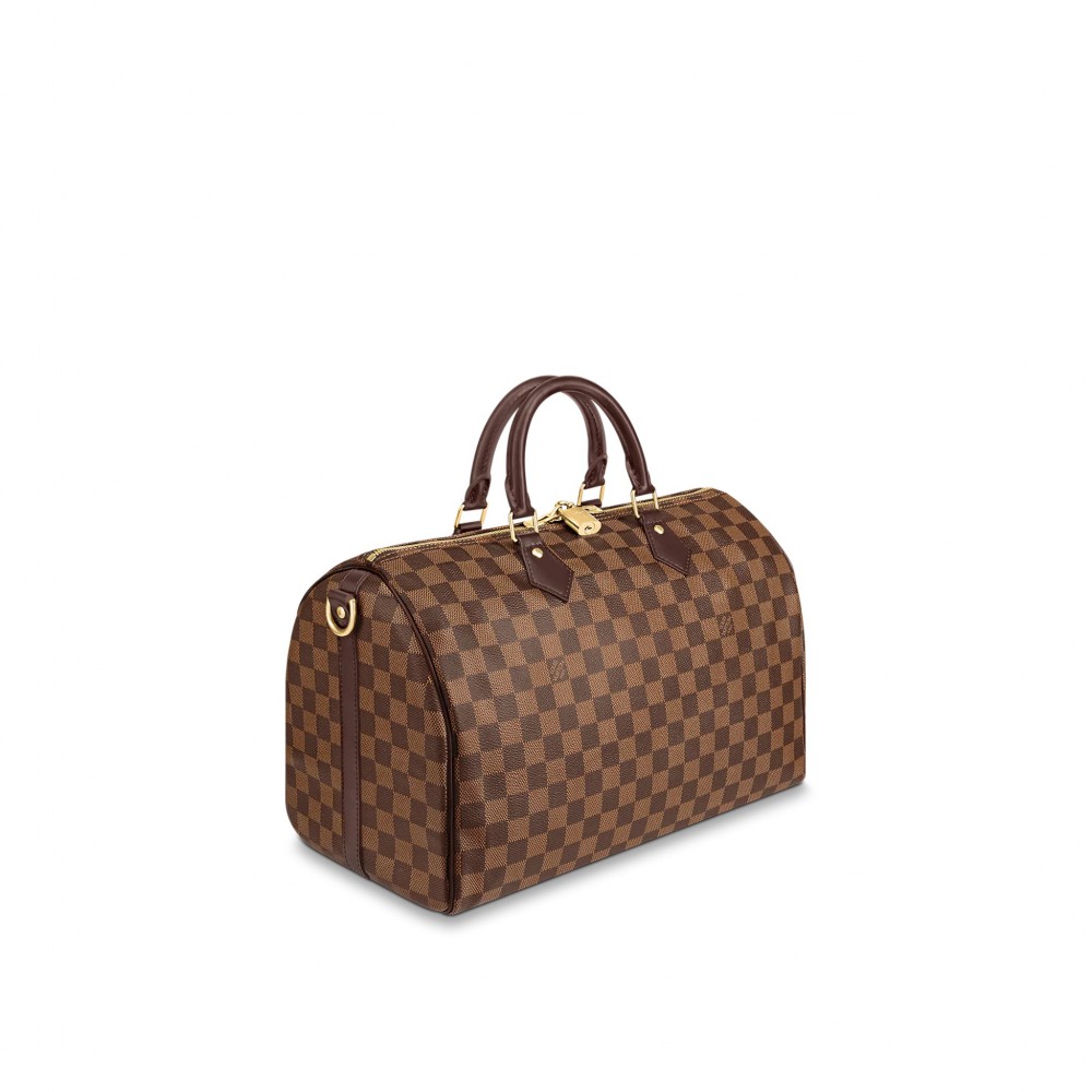 Lvlenka Louis Vuitton Damier Ebene Canvas Speedy Bandouliere 35 N41366