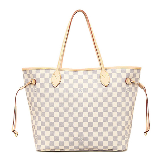 Lvlenka Louis Vuitton N51108 Neverfull GM Shoulder Bag Damier Azur Canvas