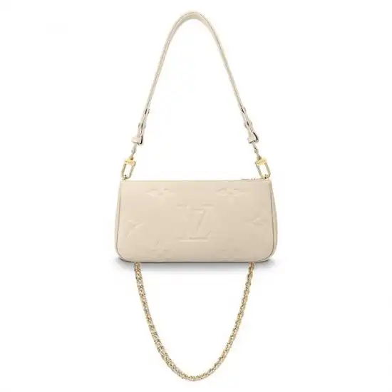 Affordable Louis Vuitton Multi Pochette Accessoires Cream M46568 Black M80399