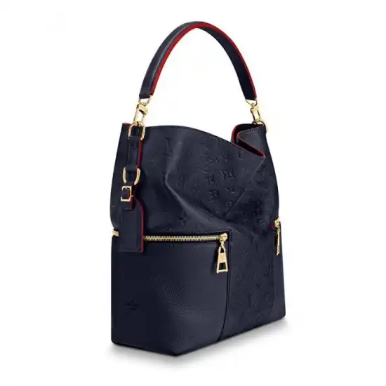 Affordable Louis Vuitton Melie Navy M44012 Black M44014