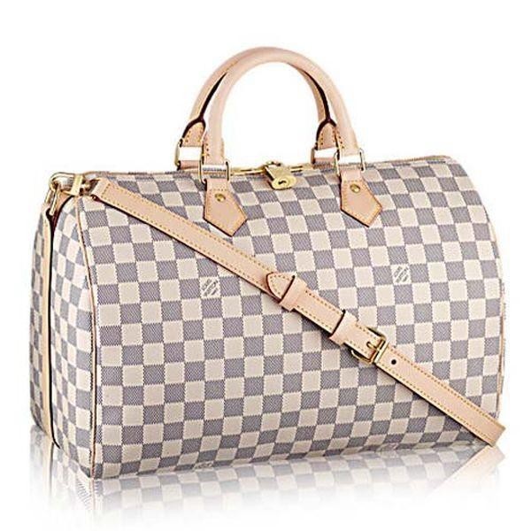 Lvlenka Louis Vuitton Damier Azur Canvas Speedy Bandouliere 35 N41372