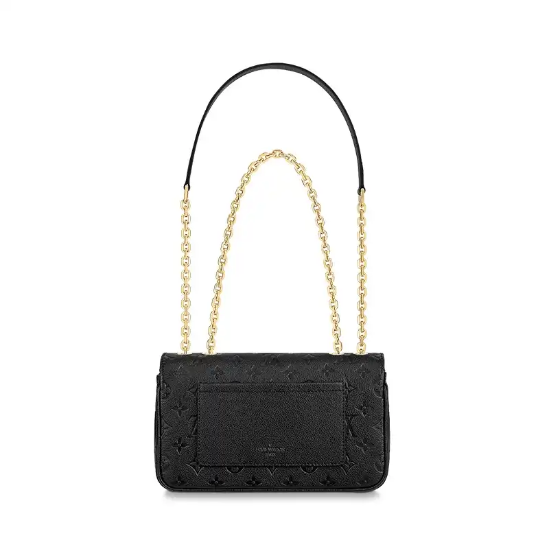 Cheap Louis Vuitton Marceau Chain Bag Black M46200