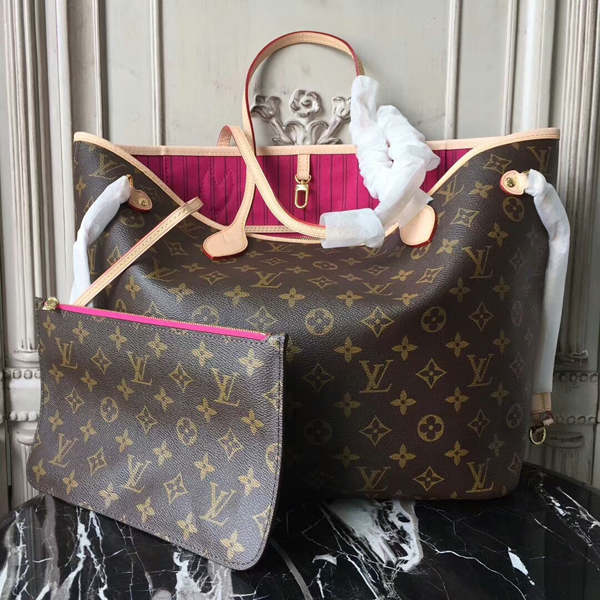 Lvlenka Louis Vuitton M41178 Neverfull MM Shoulder Bag Monogram Canvas