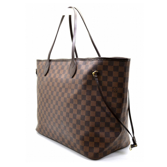 Lvlenka Louis Vuitton N51106 Neverfull GM Shoulder Bag Damier Ebene Canvas