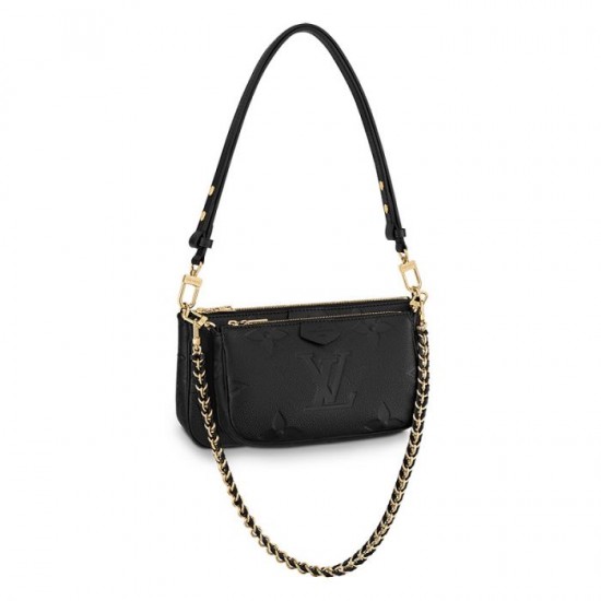 Lvlenka Louis Vuitton Multi Pochette Accessoires Cream M46568 Black M80399