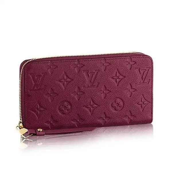 Affordable Louis Vuitton Monogram Empreinte Leather Zippy Wallet M60549 Aur