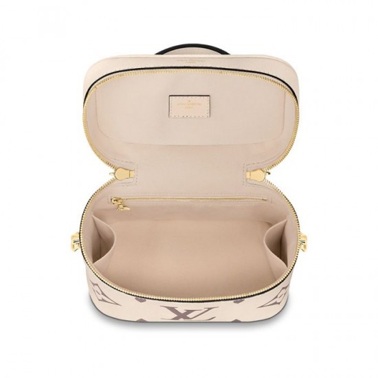 Louis Vuitton Vanity PM Black M45780 Creme M45599