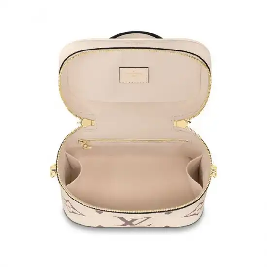 Cheap Louis Vuitton Vanity PM Black M45780 Creme M45599