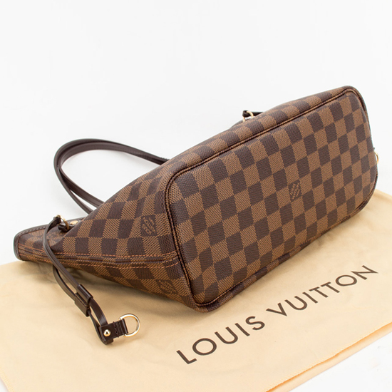 Lvlenka Louis Vuitton N51109 Neverfull PM Shoulder Bag Damier Ebene Canvas