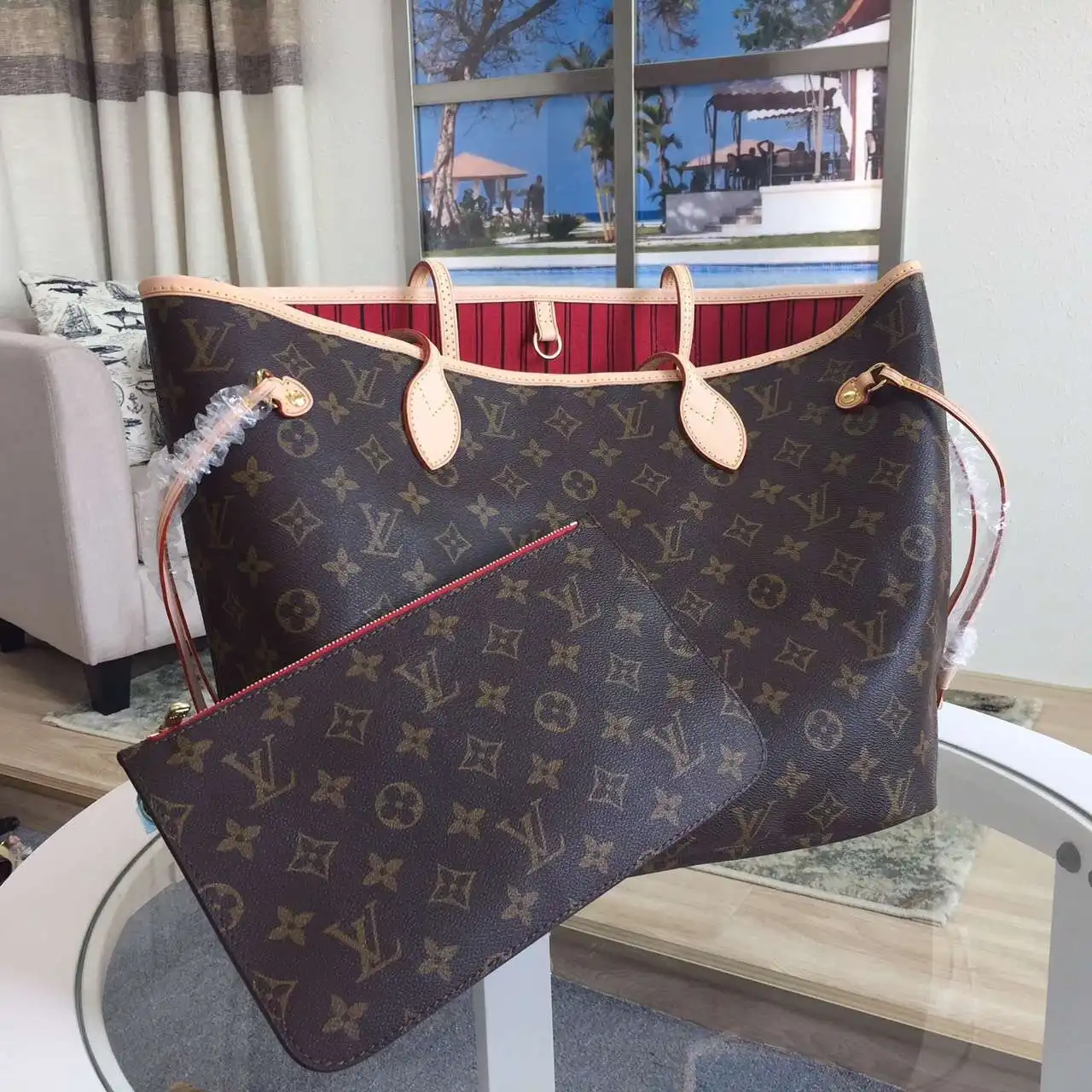 Affordable Louis Vuitton Neverfull MM Bag Monogram Canvas M40996