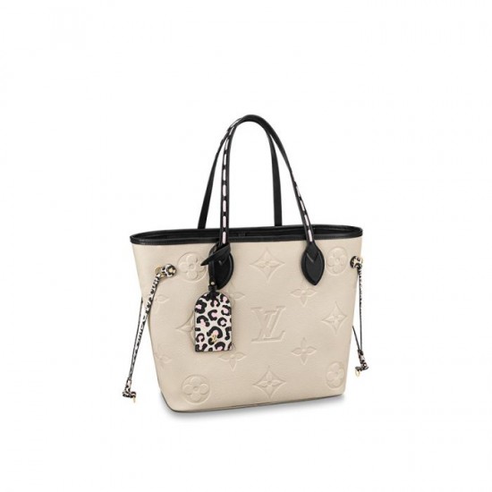 Lvlenka Louis Vuitton Neverfull MM Black M45856 Cream M58525