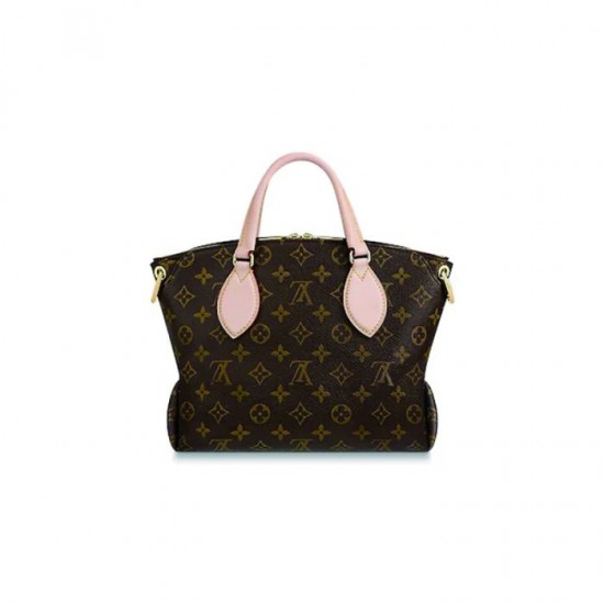 Lvlenka Louis Vuitton Flower Zipped Tote BB Black M44351 Pink M44359