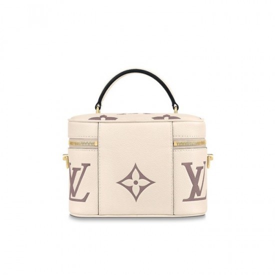 Louis Vuitton Vanity PM Black M45780 Creme M45599