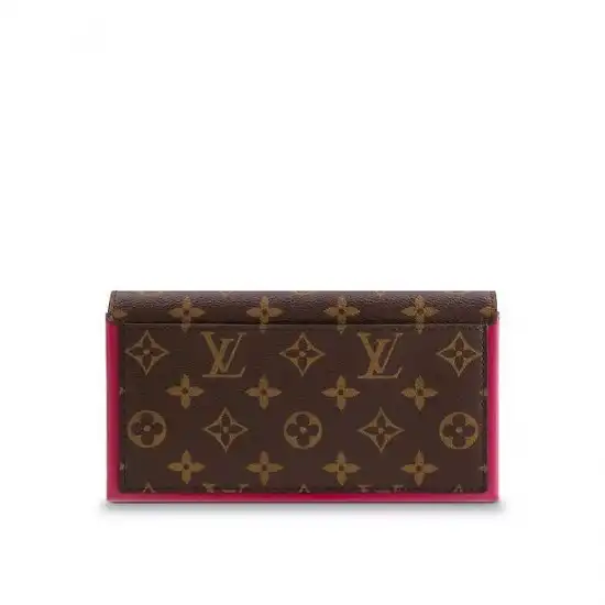 Cheap Louis Vuitton Flore Wallet Pink M67405 Fuchsia M64585