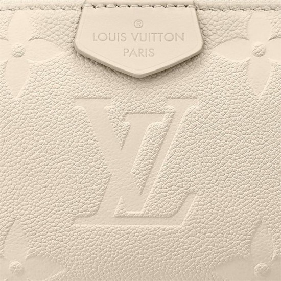 Lvlenka Louis Vuitton Multi Pochette Accessoires Cream M46568 Black M80399