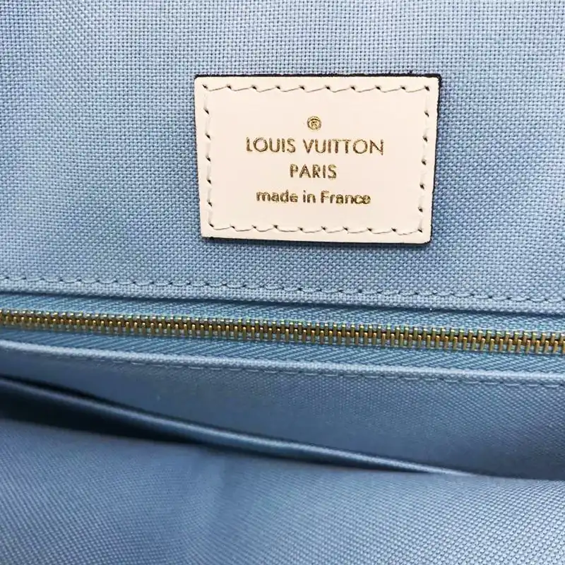 Cheap LF Louis Vuitton M44720 Monogram Giant Onthego Capri Blue Coated Canvas To