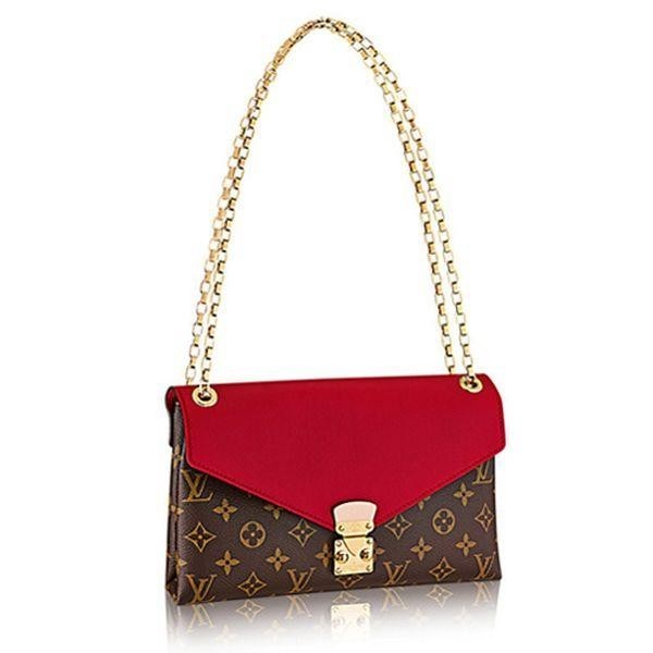 Lvlenka Louis Vuitton Monogram Canvas Pallas Chain M41201 Cerise