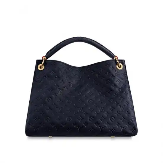 Cheap Louis Vuitton Artsy MM M41066 Black White Navy Red