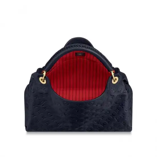 Cheap Louis Vuitton Artsy MM M41066 Black White Navy Red