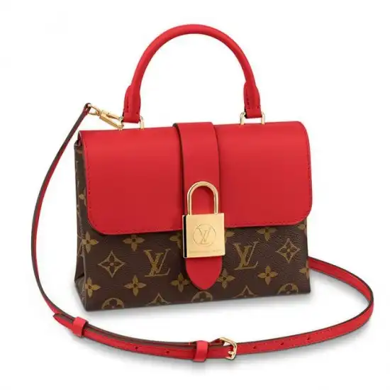 LF Louis Vuitton Red M44322 Locky BB