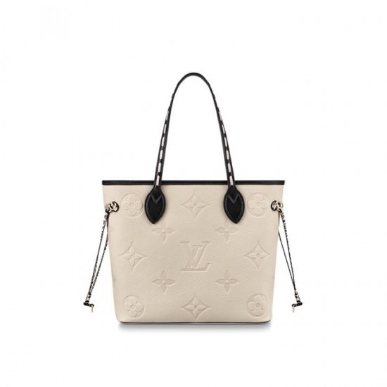 Lvlenka Louis Vuitton Neverfull MM Black M45856 Cream M58525