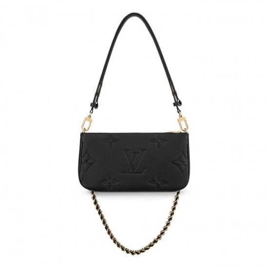 Lvlenka Louis Vuitton Multi Pochette Accessoires Cream M46568 Black M80399