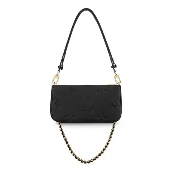 Affordable Louis Vuitton Multi Pochette Accessoires Cream M46568 Black M80399