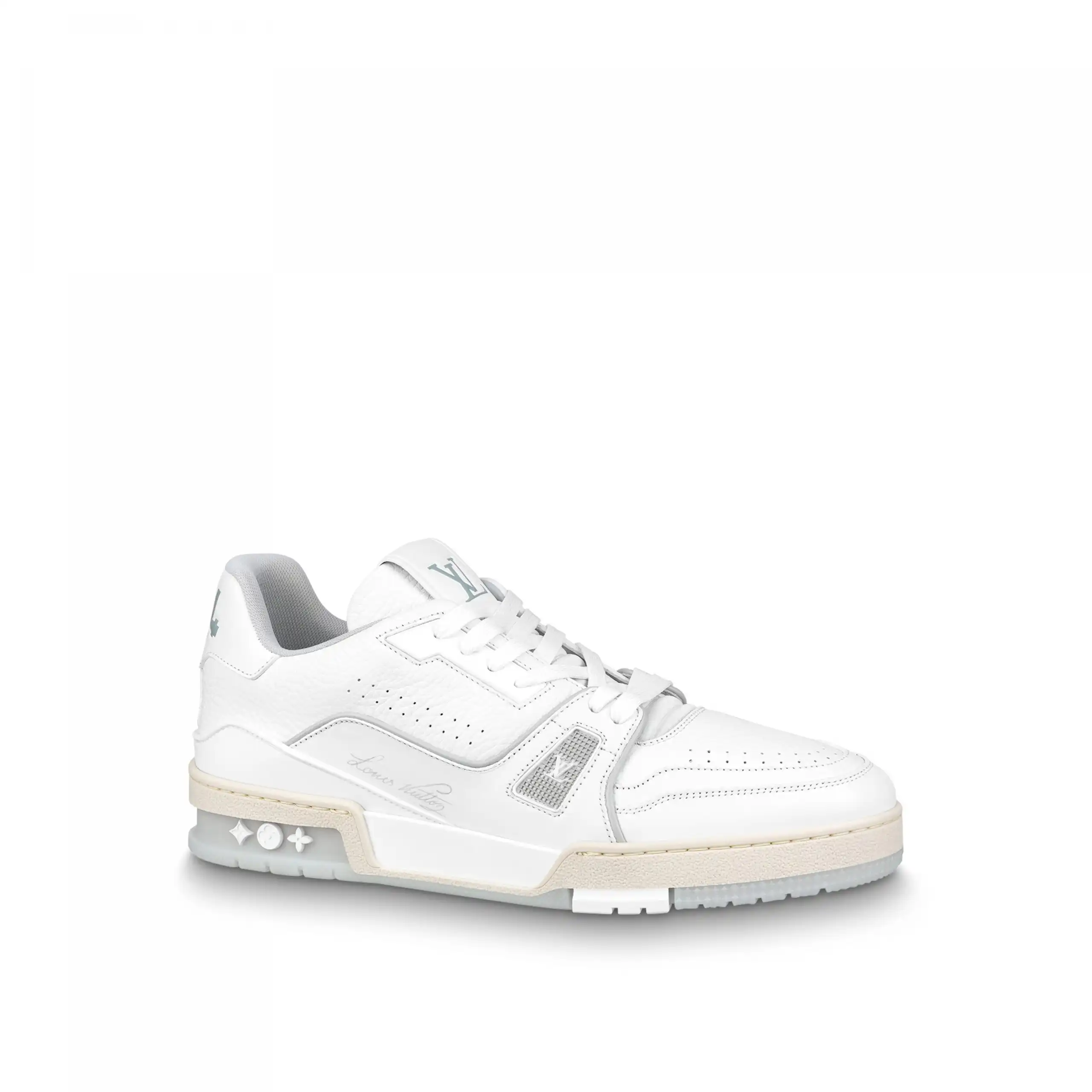 Louis Vuitton Trainer Sneaker White Iridescent 1A8WAV