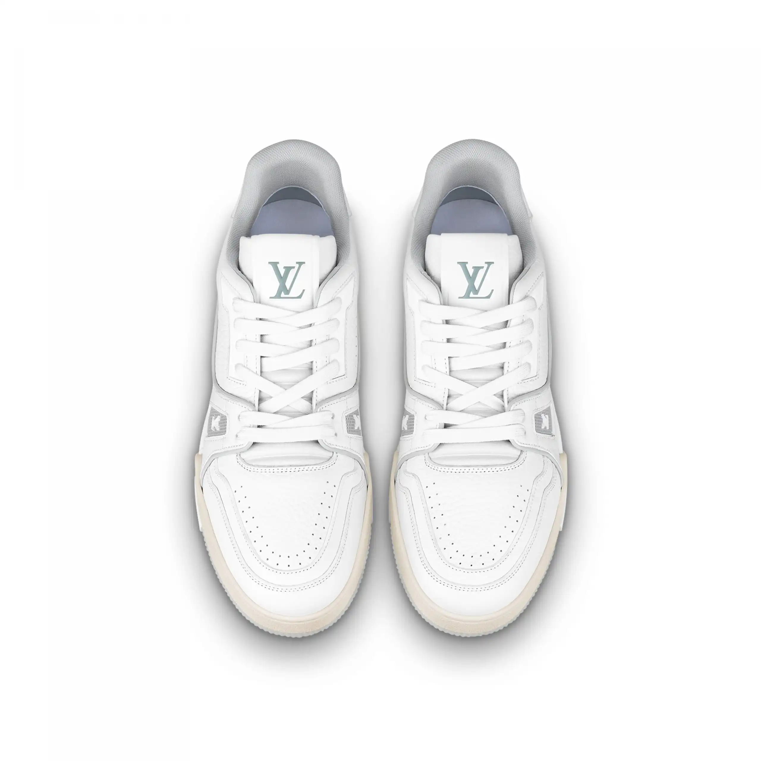 Affordable Louis Vuitton Trainer Sneaker White Iridescent 1A8WAV