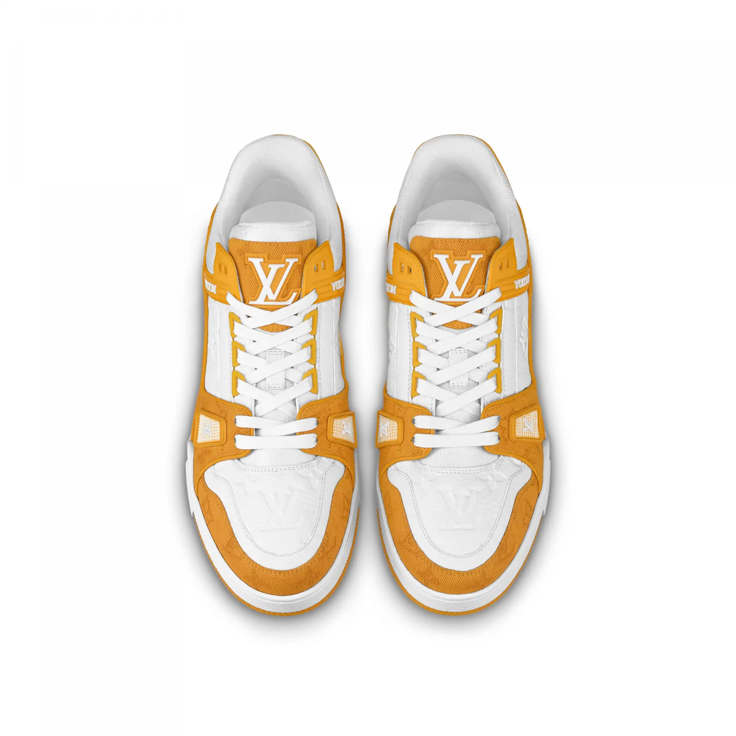 Cheap Louis Vuitton Trainer Sneaker Yellow 1A9JHB