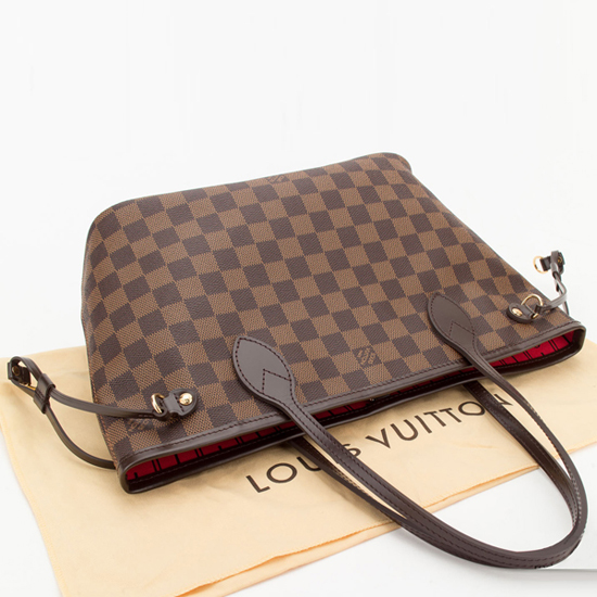 Lvlenka Louis Vuitton N51109 Neverfull PM Shoulder Bag Damier Ebene Canvas