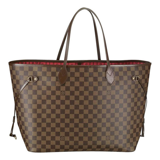 Lvlenka Louis Vuitton N51106 Neverfull GM Shoulder Bag Damier Ebene Canvas