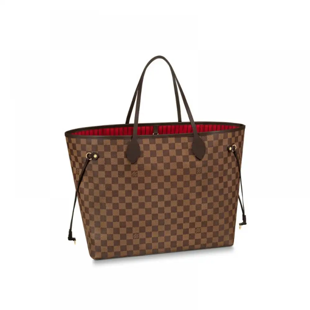 Affordable Louis Vuitton Damier Ebene Canvas Neverfull GM N41357