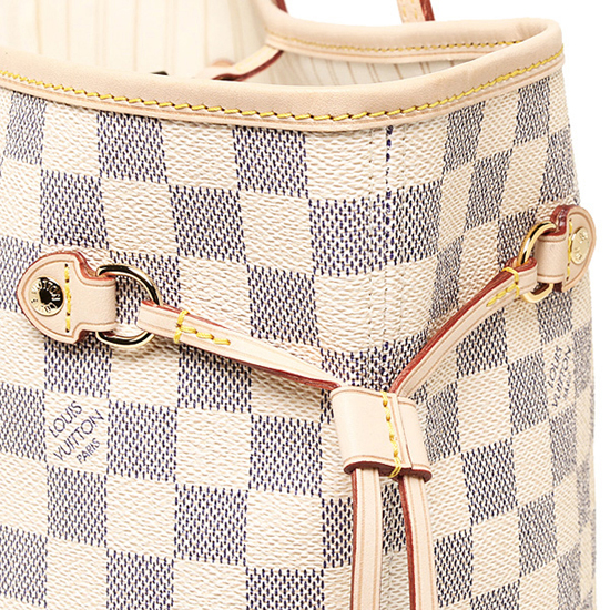 Lvlenka Louis Vuitton N51108 Neverfull GM Shoulder Bag Damier Azur Canvas