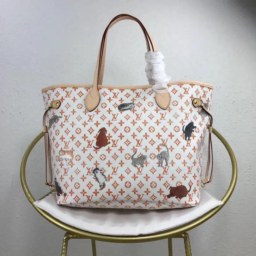 Affordable Louis Vuitton Neverfull MM Bag Grace Coddington M44459