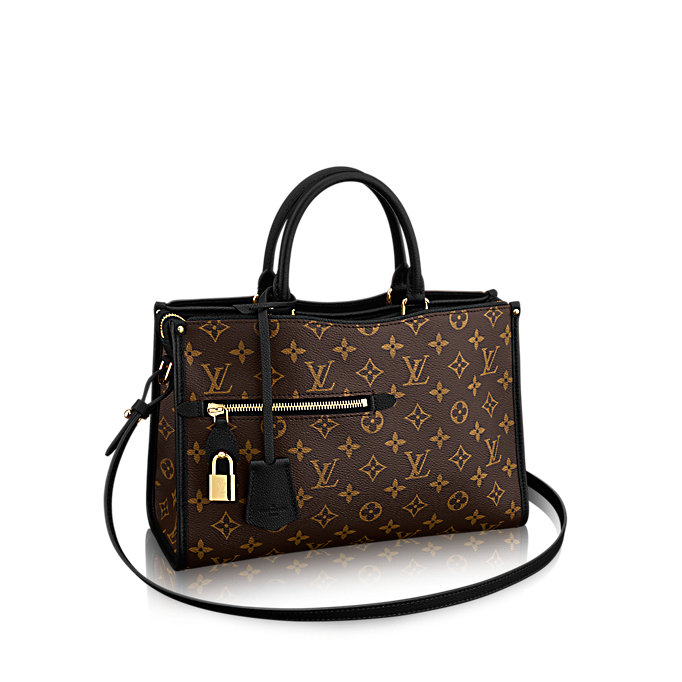 Lvlenka Louis Vuitton Monogram Canvas POPINCOURT MM NOIR BLACK M43435