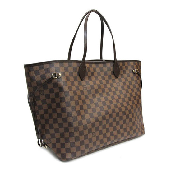 Lvlenka Louis Vuitton N51106 Neverfull GM Shoulder Bag Damier Ebene Canvas